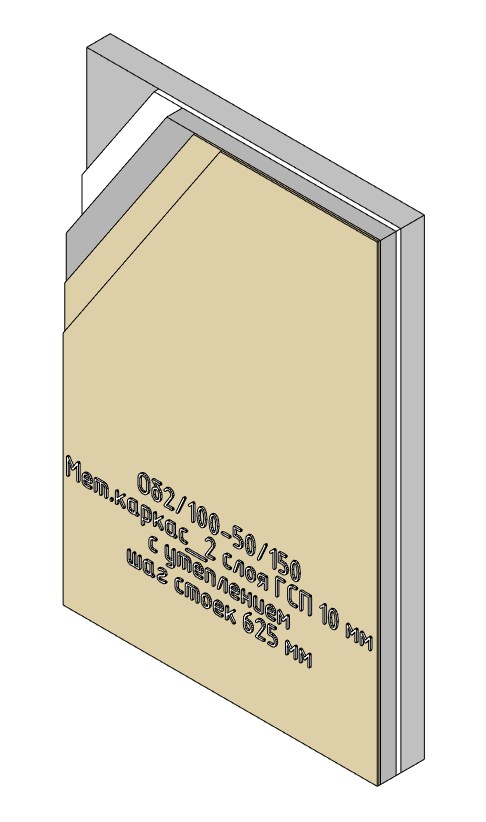 Wall facing, GWFB 2�10��, �_��2_100-50-150