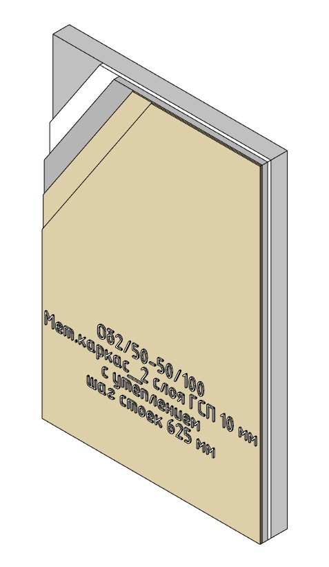 Wall facing, GWFB 2�10��, �_��2_50-50-100